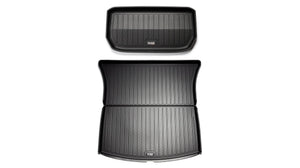 2befair Premium Gummimatten Set Kofferraum (hinten und vorne) für das Tesla Model Y