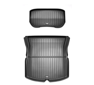 2befair Premium Gummimatten Set Kofferraum (hinten und vorne) für das Tesla Model 3 - Shop4Tesla