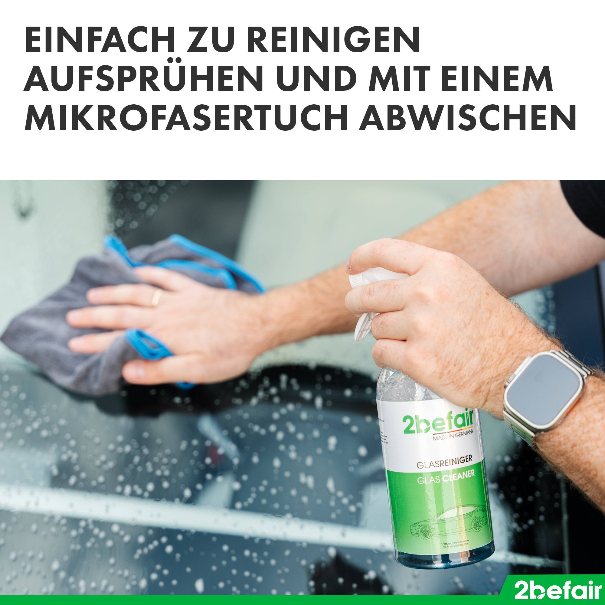 2befair Glasreiniger für alle Tesla Fahrzeuge - Shop4Tesla