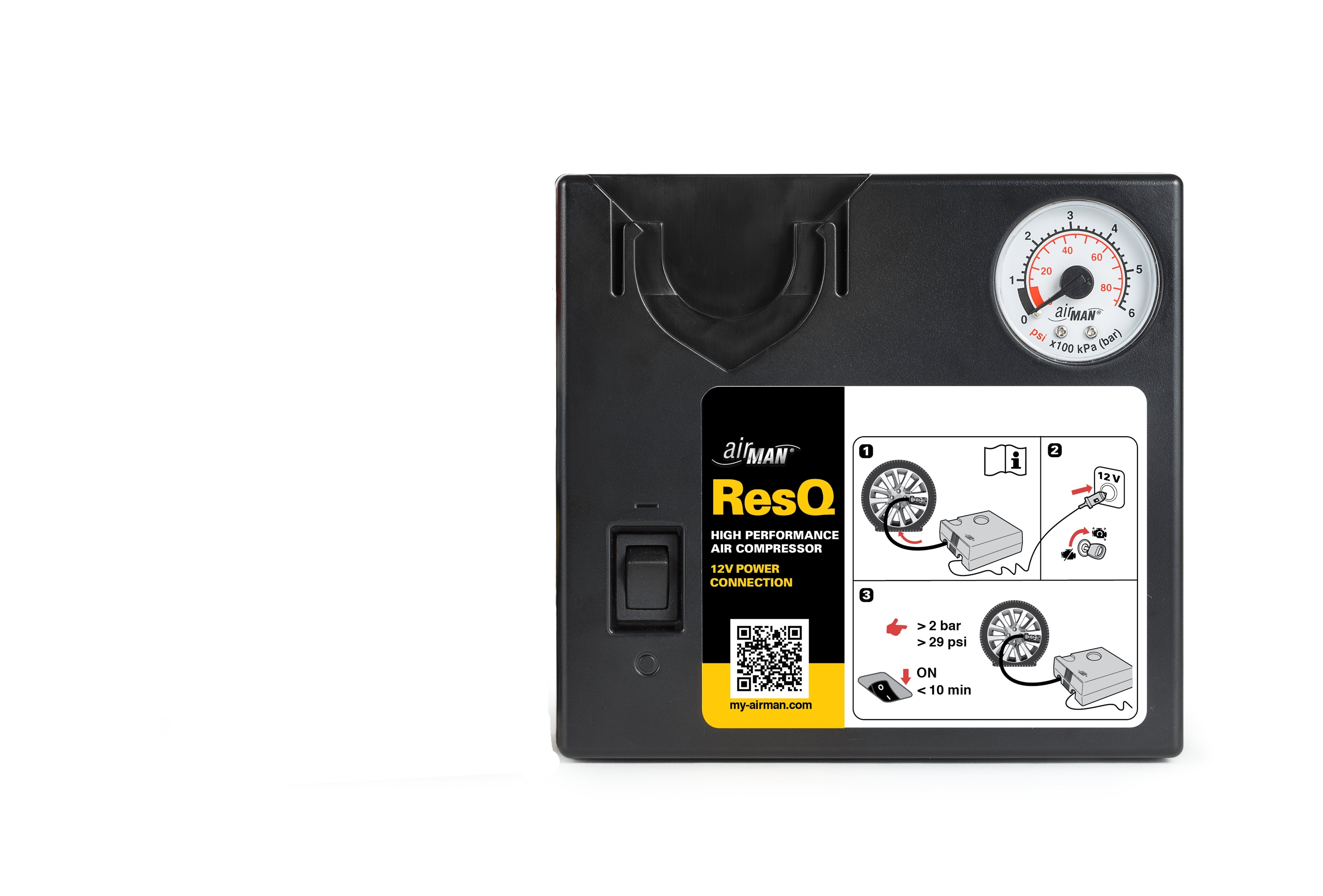 airMAN ResQ Reifenpannensystem für alle Tesla Modelle - Shop4Tesla