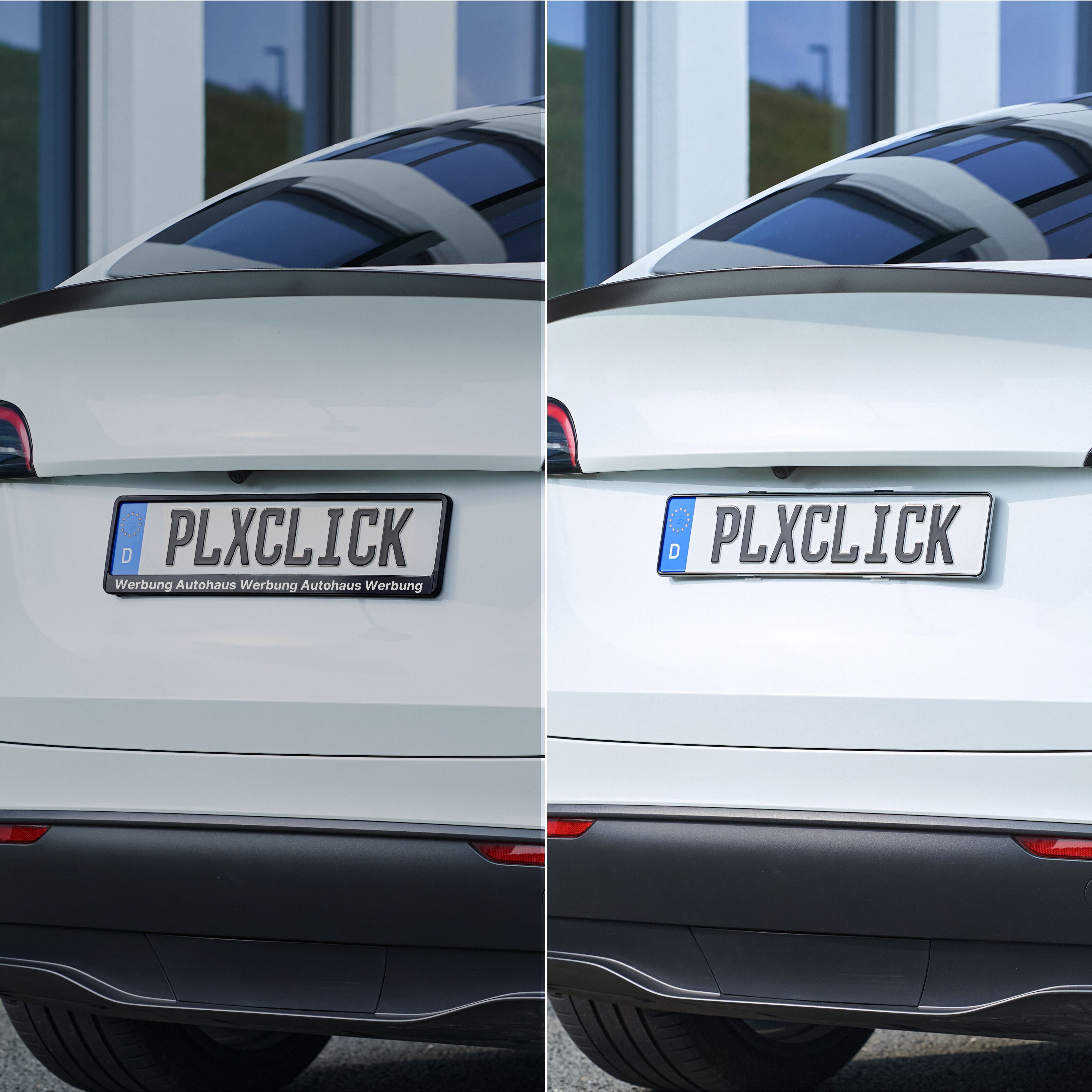 Clip Kennzeichenhalter für alle Tesla Modelle - Shop4Tesla