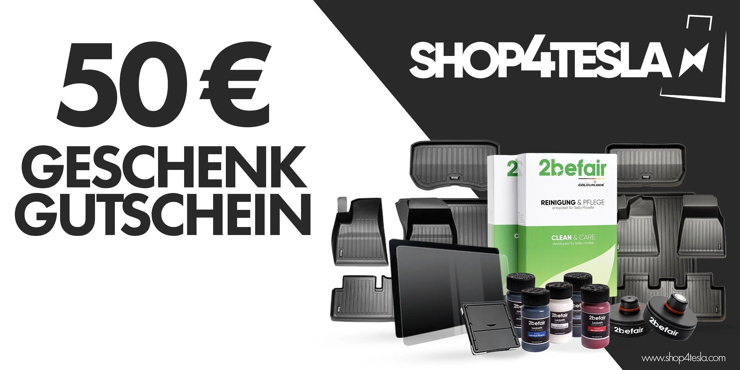 Shop4Tesla - Geschenkgutschein - Shop4Tesla