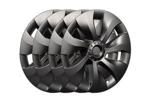 Turbo hjulkapsler i turbindesign for Tesla Model Y 